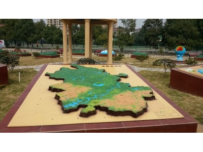 安徽立體地形
